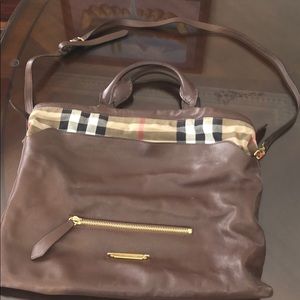 Large Burberry tote bag